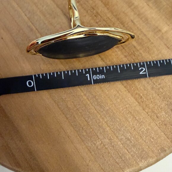 Alexis Bittar Framed Liquid Metal Lucite Ring - Picture 7 of 7